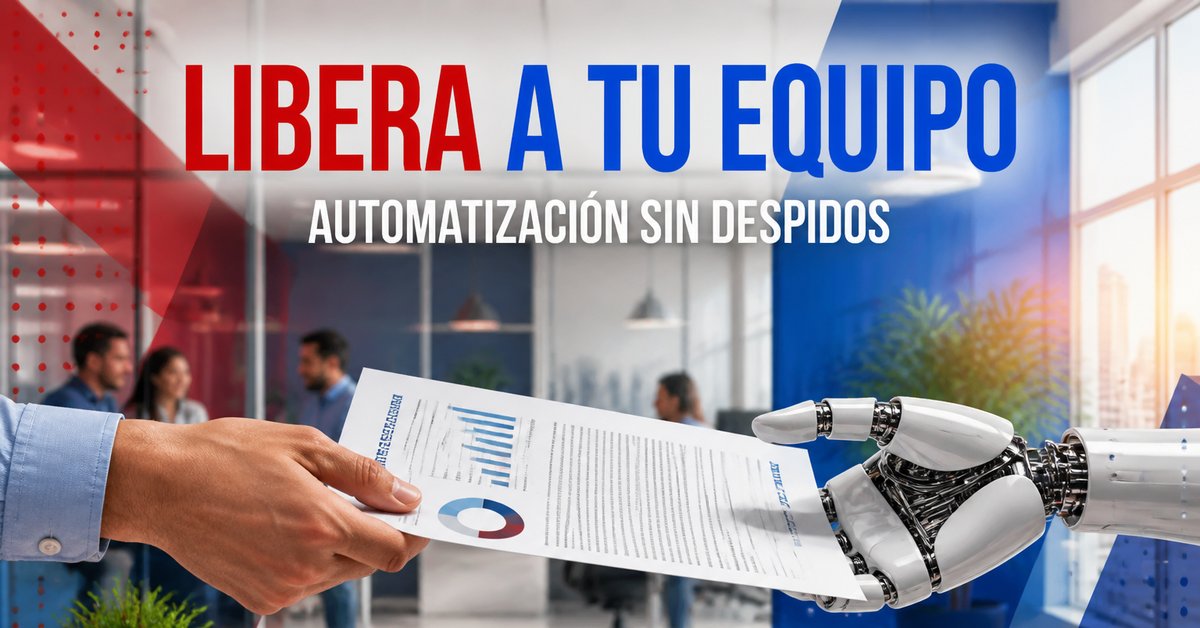 Mano humana y robot colaborando sobre un documento